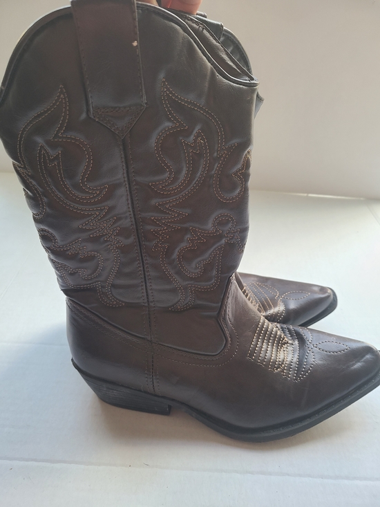 Target Shoes - Target Women's Dark Brown Western Heeled Boots